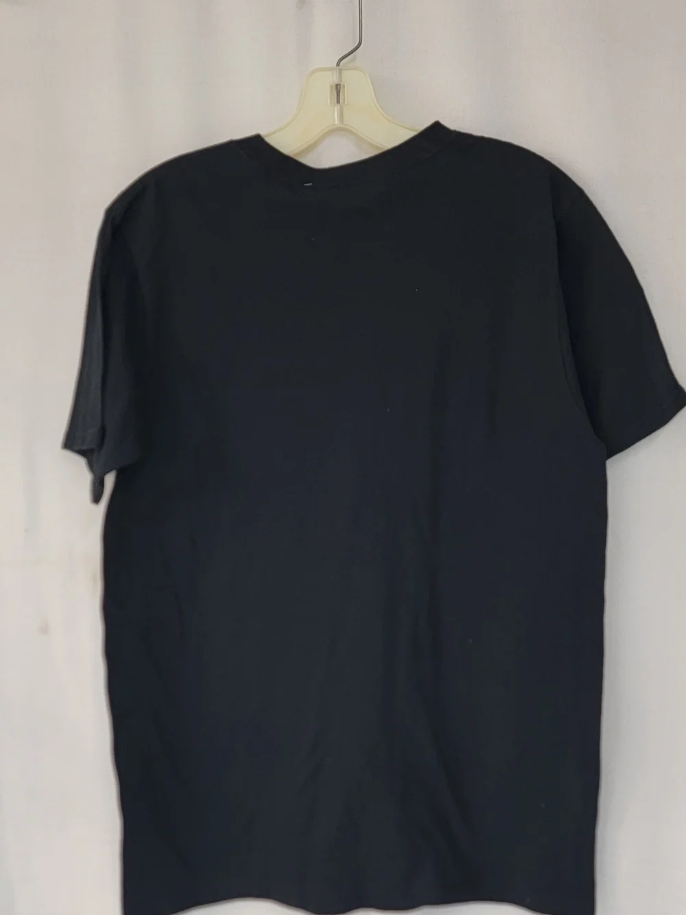 adidas Black Short-Sleeve Logo Tee with White Graphic